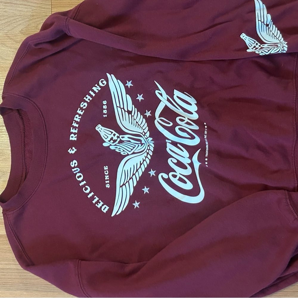 Coca-Cola Maroon Sweatshirt